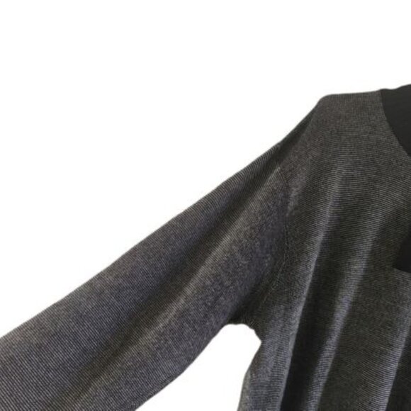 Peter Millar Black Textured Extrafine Italian Merino Wool 1/4 Zip Sweater XL - Picture 4 of 7